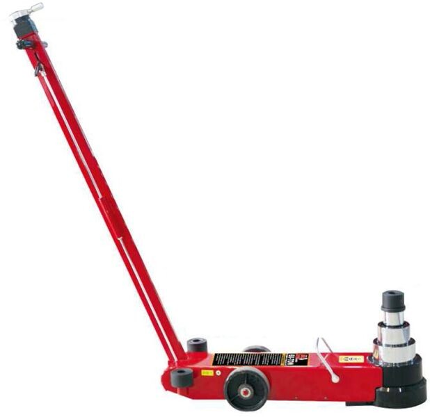 Trolley Jack pneumo-hydraulics, ability: 60000kg, min. height lifting 150 mm, max. height lifting: 432 mm, mobile