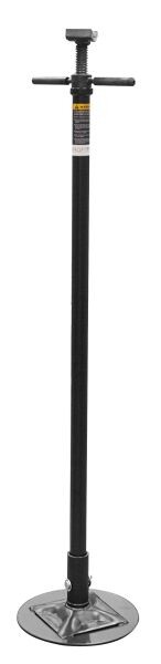 tugialus pukk, kõrge, arv: 1 tk, võime: 0,75 t, kõrgus min 1360 mm, kõrgus max 2030 mm, kaitseks: iselukustuv, keeratav, värv: must