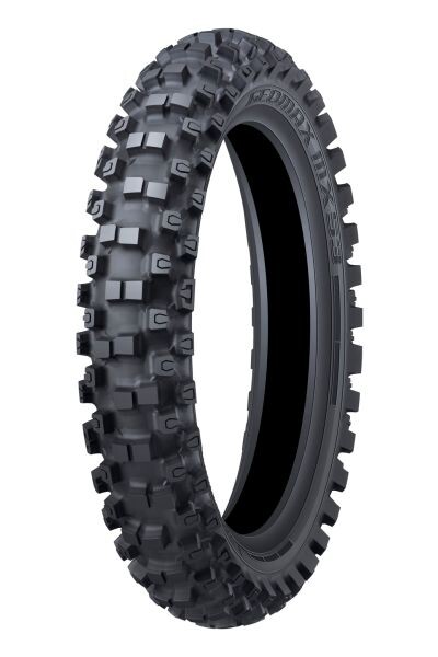 [636577] mootorratta krossirehvid DUNLOP 100/90-19 TT 57M Geomax MX53 Tagumine