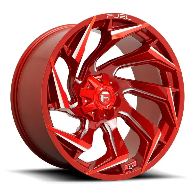 Alloy Wheel Fuel D754 Reaction Candy Red Milled 9x20" 6x139.7 ET1 middle hole 106