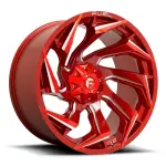 Alloy Wheel Fuel D754 Reaction Candy Red Milled 9x20" 6x139.7 ET1 middle hole 106