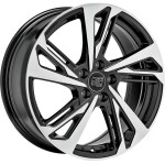 Alloy Wheel MSW 60 Gloss Black Full Polished 7.5x17" 5x112 ET38 middle hole 66.6