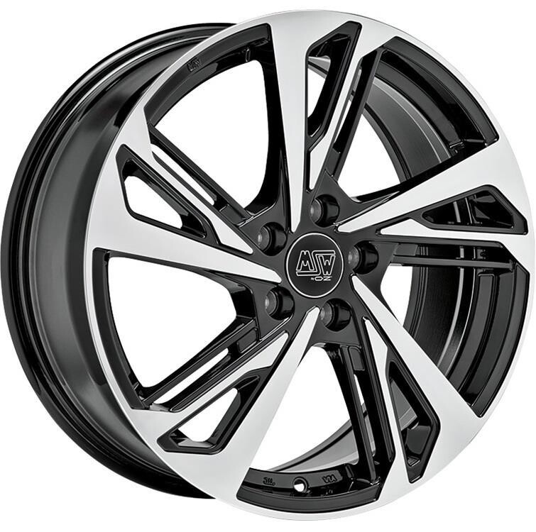 Alloy Wheel MSW 60 Gloss Black Full Polished 7.5x17" 5x112 ET46 middle hole 57.1