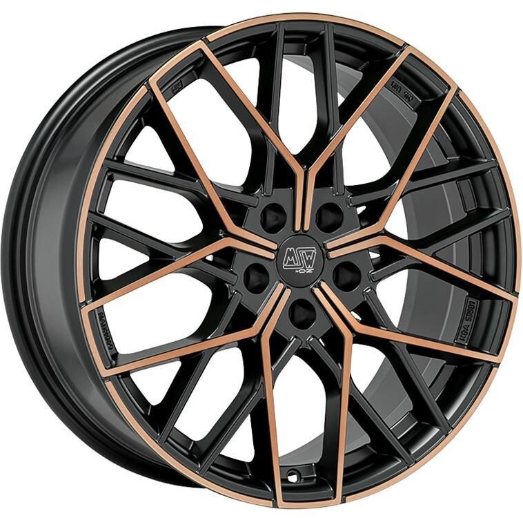 Alloy Wheel MSW 74 Matt Black Copper Fp 8x19" 5x112 ET45 middle hole 73.1