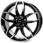 Alloy Wheel Rial Lucca diamond-black frontpolished 7.5x17" 5x114.3 ET45 middle hole 70.1