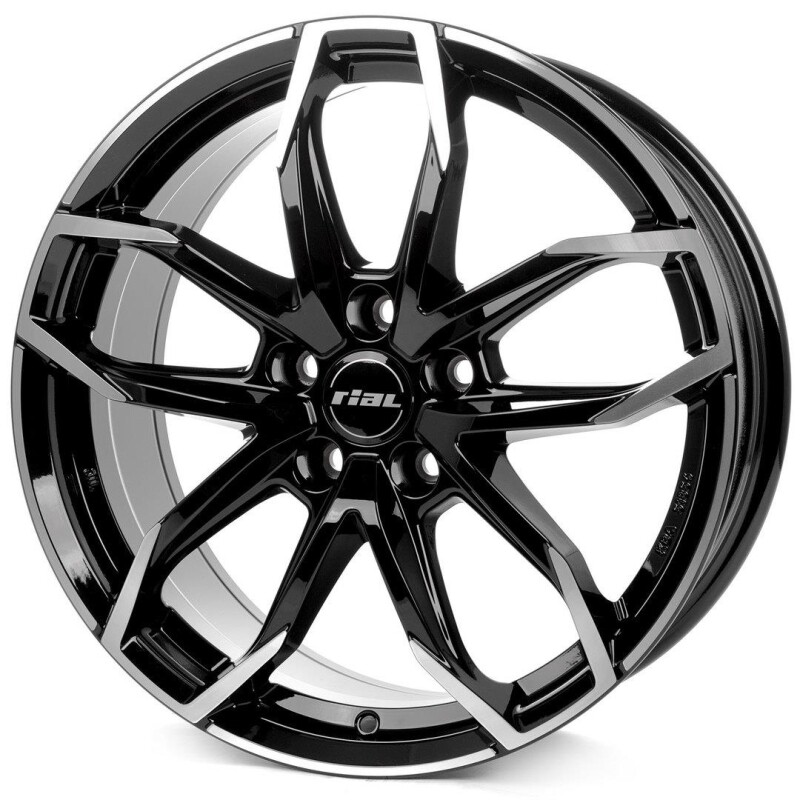 Alloy Wheel Rial Lucca diamond-black frontpolished 8x18" 5x114.3 ET39 middle hole 70.1