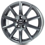 Alloy Wheel Rial Milano titanium 7x17" 5x114.3 ET40 middle hole 70.1