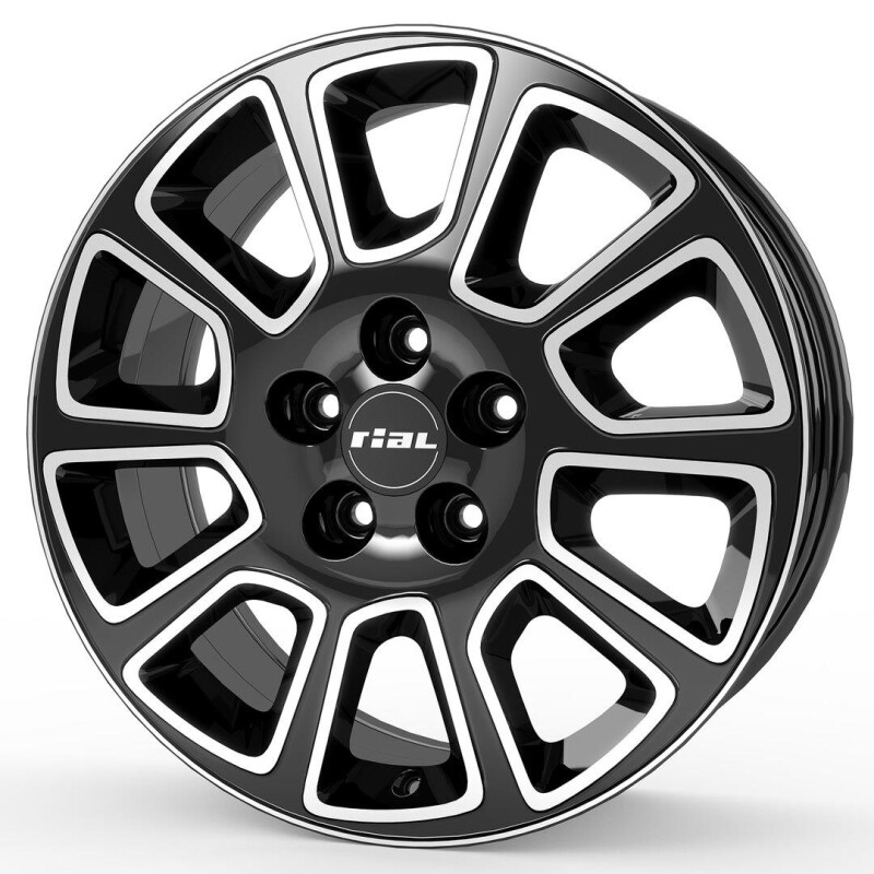 Литой диск Rial Transporter 2 diamond-черный frontpolished 7x17" 5x114.3 ET45 центральное отверстие 66.1