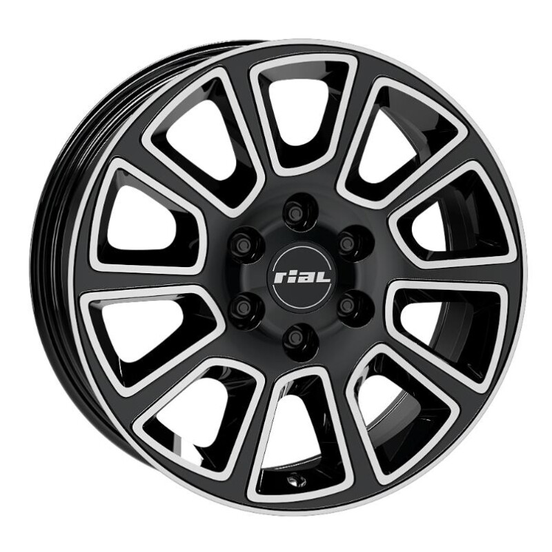 Alloy Wheel Rial Transporter 2 diamond-black frontpolished 7x17" 6x130 ET50 middle hole 84.1