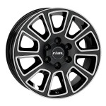 Alloy Wheel Rial Transporter 2 diamond-black frontpolished 7x17" 6x130 ET50 middle hole 84.1