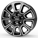 Alloy Wheel Rial Transporter 2 diamond-black frontpolished 7.5x18" 5x112 ET52 middle hole 66.6