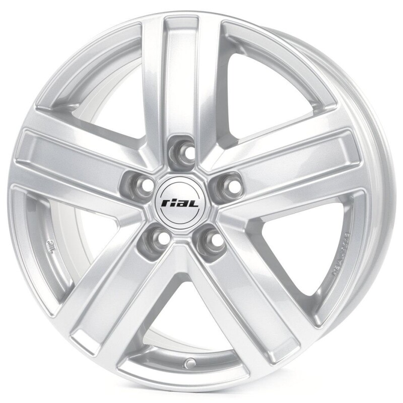 Alloy Wheel Rial Transporter polar-silver 6.5x16" 5x120 ET50 middle hole 65.1