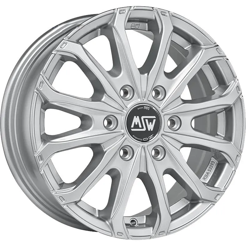 Alloy Wheel MSW 48 Van 6 Holes Full Silver 6.5x16" 6x120 ET50 middle hole 74.5