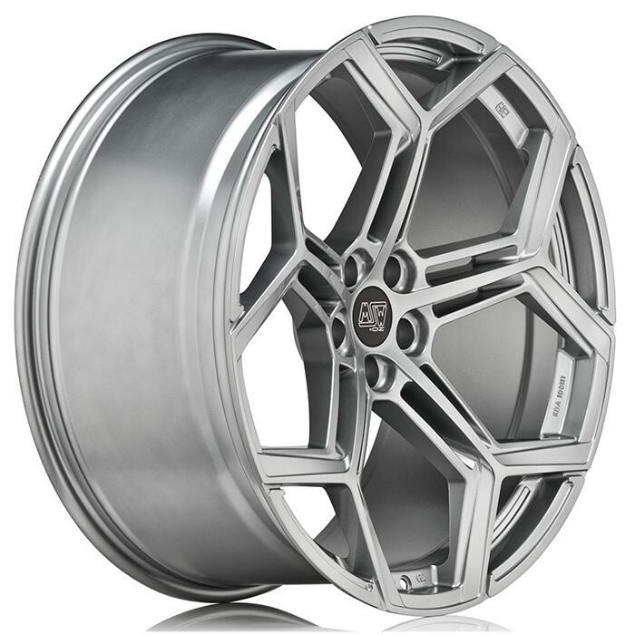 Литой диск MSW 53 Hyper Silver (Hb) 10.5x22" 5x112 ET19 центральное отверстие 66.6