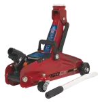 SEALEY домкрат на колесах, 2T, min 128mm, max 356mm, вес: 9,9kg
