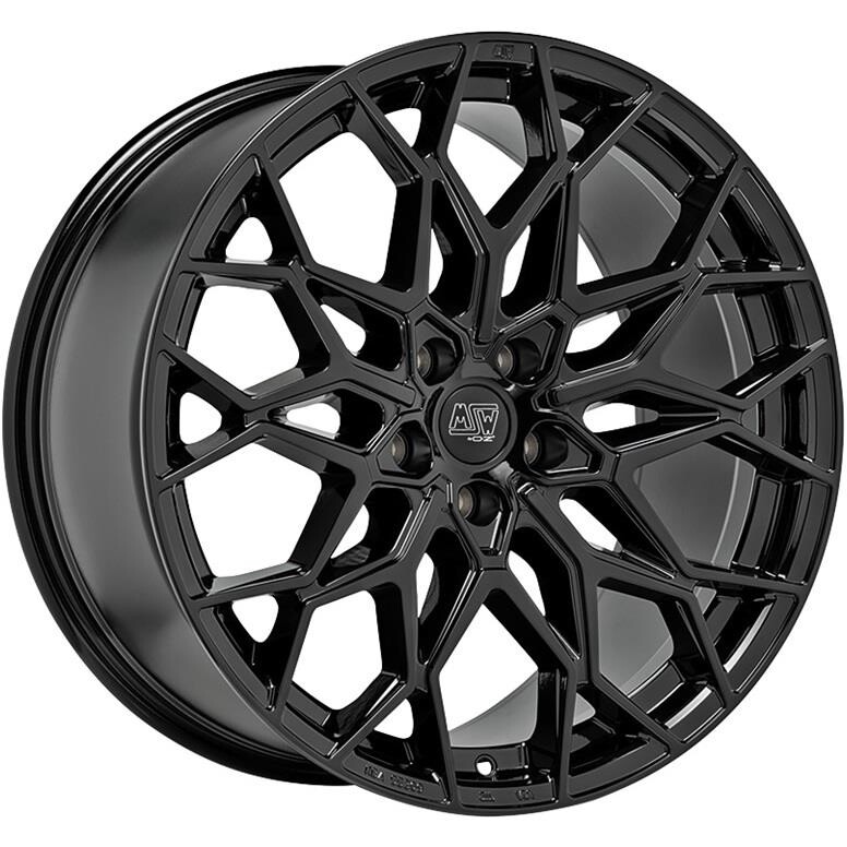 Литой диск MSW 51 Gloss черный 9x20" 5x120 ET40 центральное отверстие 64.1
