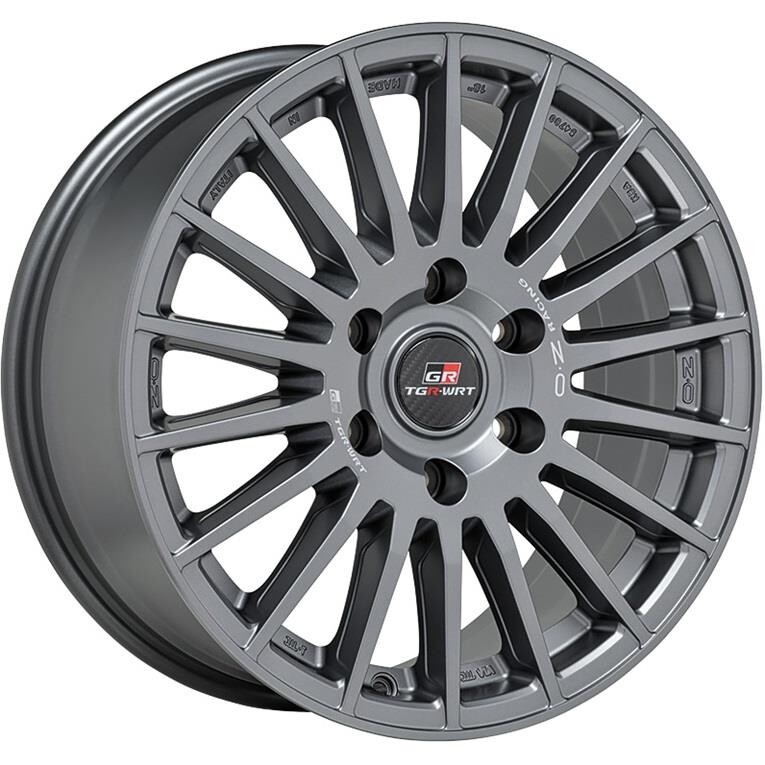 Литой диск OZ Racing Rally Desert TGR-WRT матовый Graphite + Silver Lettering 8x18" 6x139.7 ET50 центральное отверстие 95.1