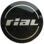 Rial Wheel Cap 60mm черный with Silver lettering N23 9N23RIAL-SW/SI