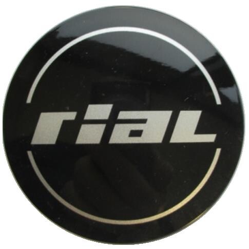 Rial velje ilukilp 64mm Black koos Silver lettering N32 9N32RIAL-SW/si