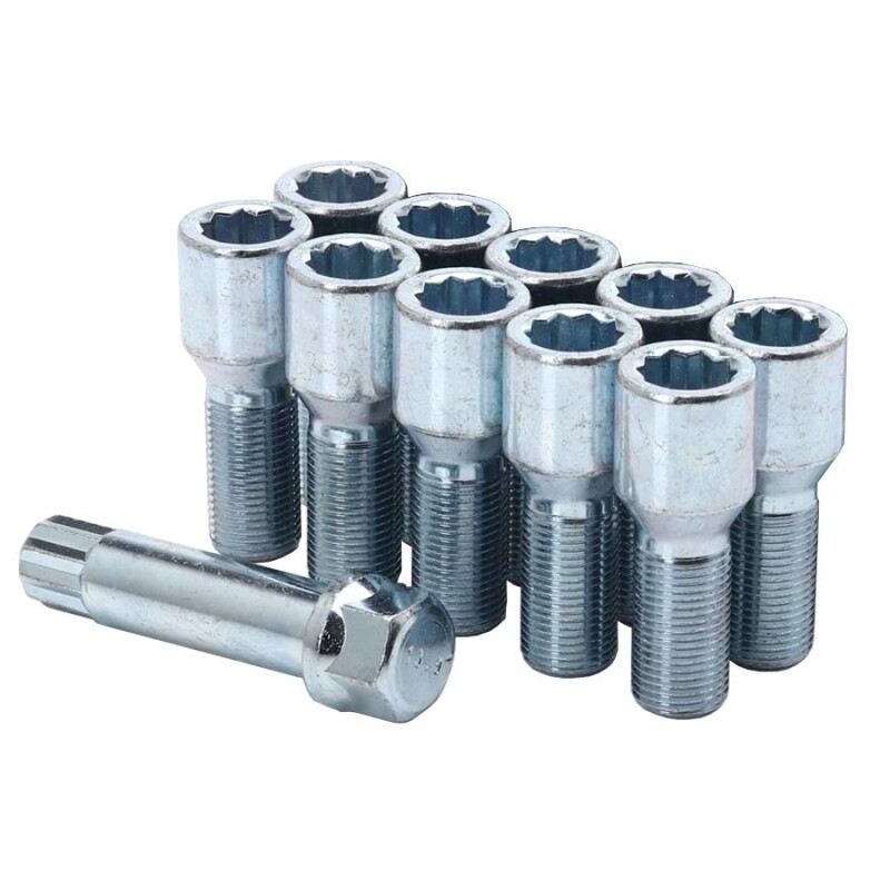 JR poldid B1415H33S M14x1.5x33 Tuner Hex 20mm Conycal 60° 10 tk + võti