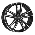 Alloy Wheel Dezent KF dark Black/polished 7x17" 5x108 ET42 middle hole 65.1
