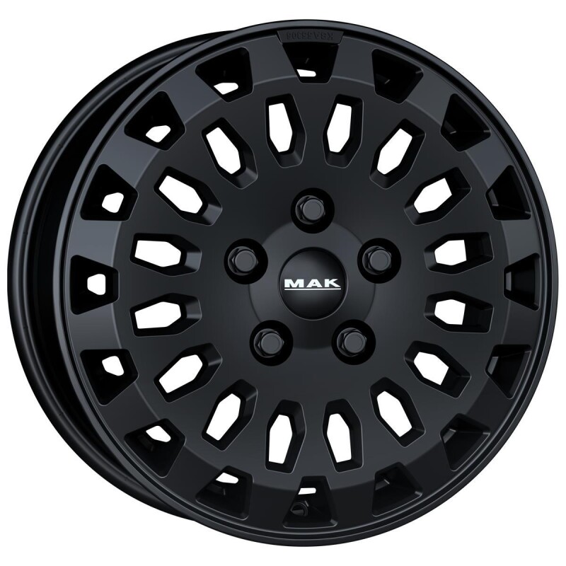Alloy Wheel MAK Overland Matt Black 6.5x16" 5x108 ET46 middle hole 65.1