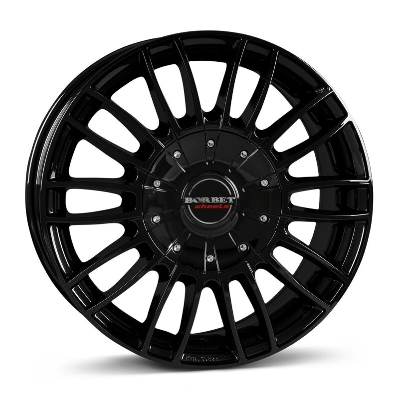 Alloy Wheel Borbet CW3 black glossy 7.5x17" 5x120 ET55 middle hole 65.1