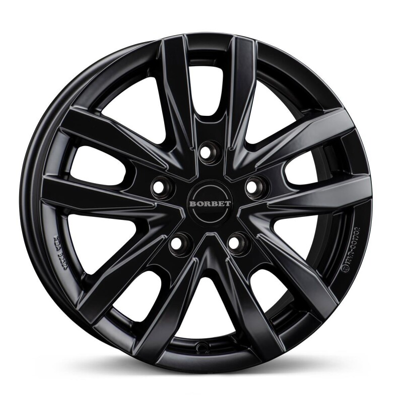 Alloy Wheel Borbet CW5 Black matt 6.5x16" 5x120 ET60 middle hole 65.1