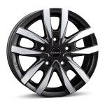 Alloy Wheel Borbet CW5 black polished matt 6.5x16" 5x160 ET60 middle hole 65.1