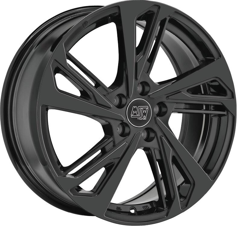 Valuvelg MSW 60 Gloss Black 7.5x17" 5x112 ET38 Keskava 66.6