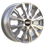 Alloy Wheel Fondmetal PRO2 Glossy Silver 6.5x16" 6x120 ET50 middle hole 74.5