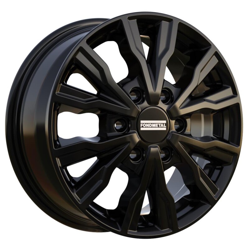 Литой диск Fondmetal PRO2 Glossy черный 6.5x16" 6x120 ET50 центральное отверстие 74.5