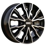 Alloy Wheel Fondmetal PRO2 Glossy Black Machined 6.5x16" 6x120 ET50 middle hole 74.5