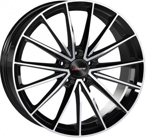 Alloy Wheel Xtreme RX16 Black Diamond 9x20" 5x112 ET50 middle hole 66.6