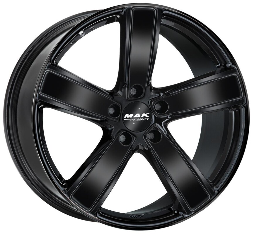 Alloy Wheel MAK Turismo-FF Gloss Black 9.5x20" 5x130 ET71 middle hole 71.6