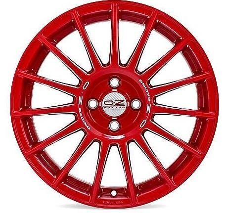 Valuvelg OZ Racing SUPERTURISMO LM RED WHITE LETTERING 4h 7x17" 4x100 ET42 Keskava 68