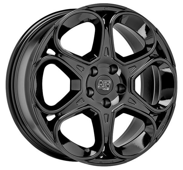 Alloy Wheel MSW 83 Gloss Black 7x17" 5x114.3 ET32 middle hole 73.1