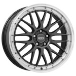 Alloy Wheel Dotz Bilbao dark Gunmetal/polished lip 8x17" 5x114.3 ET45 middle hole 71.6
