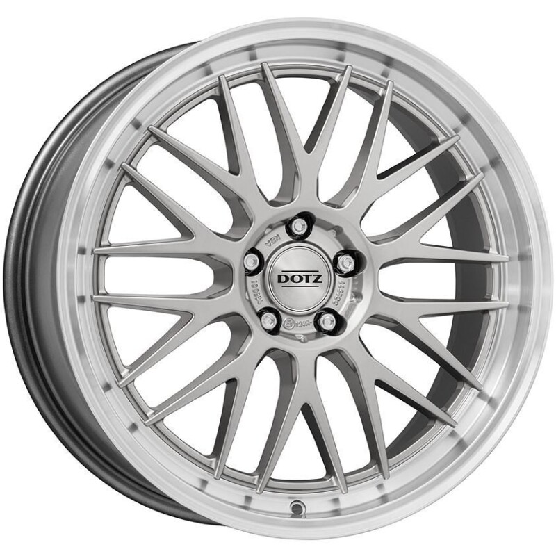 Alloy Wheel Dotz Bilbao Silver/polished lip 8x18" 5x108 ET45 middle hole 70.1