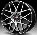 Alloy Wheel Momo REVENGE EVO 2.0 Matt Black Polished 8x18" 5x112 ET35 middle hole 79.6