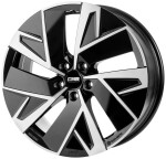 Alloy Wheel CMS C32-AERO Diamond Black Gloss 7.5x19" 5x112 ET49 middle hole 66.6