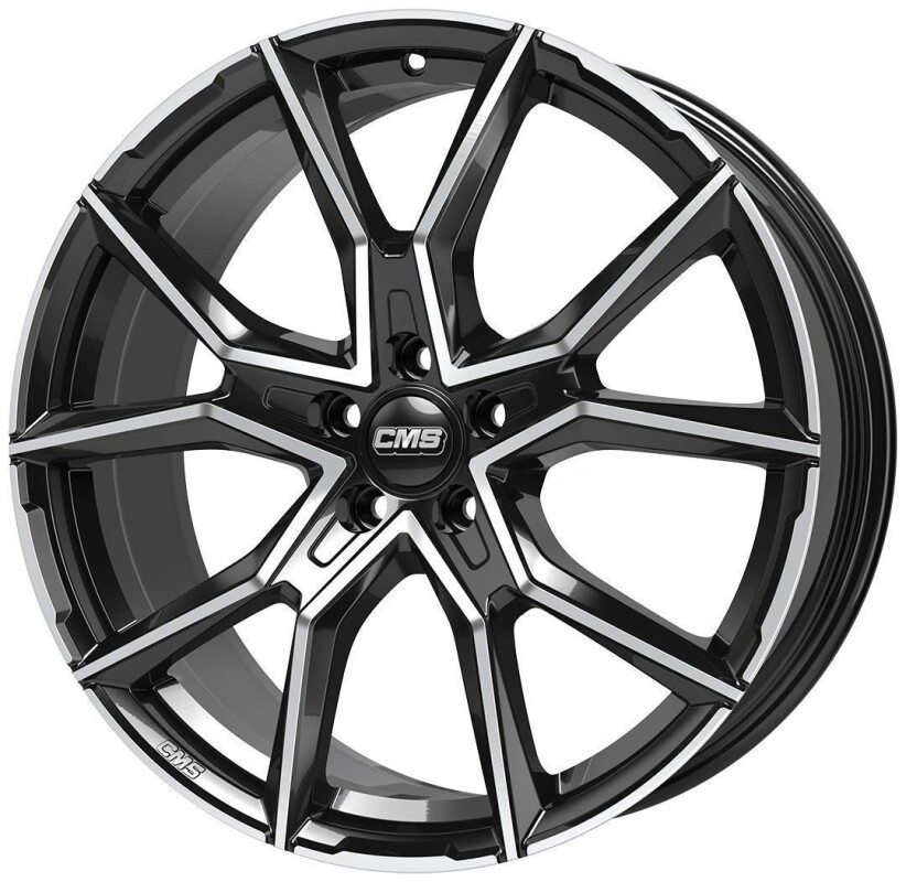 Литой диск CMS C33 Diamond черный Gloss 8.5x20" 5x112 ET40 центральное отверстие 66.6