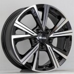 Литой диск MAK Qvarz черный зеркало 6x16" 5x100 ET35 центральное отверстие 57.1