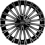 Alloy Wheel Antera A103 Piano Black Diamond 8.5x20" 5x114.3 ET40 middle hole 75