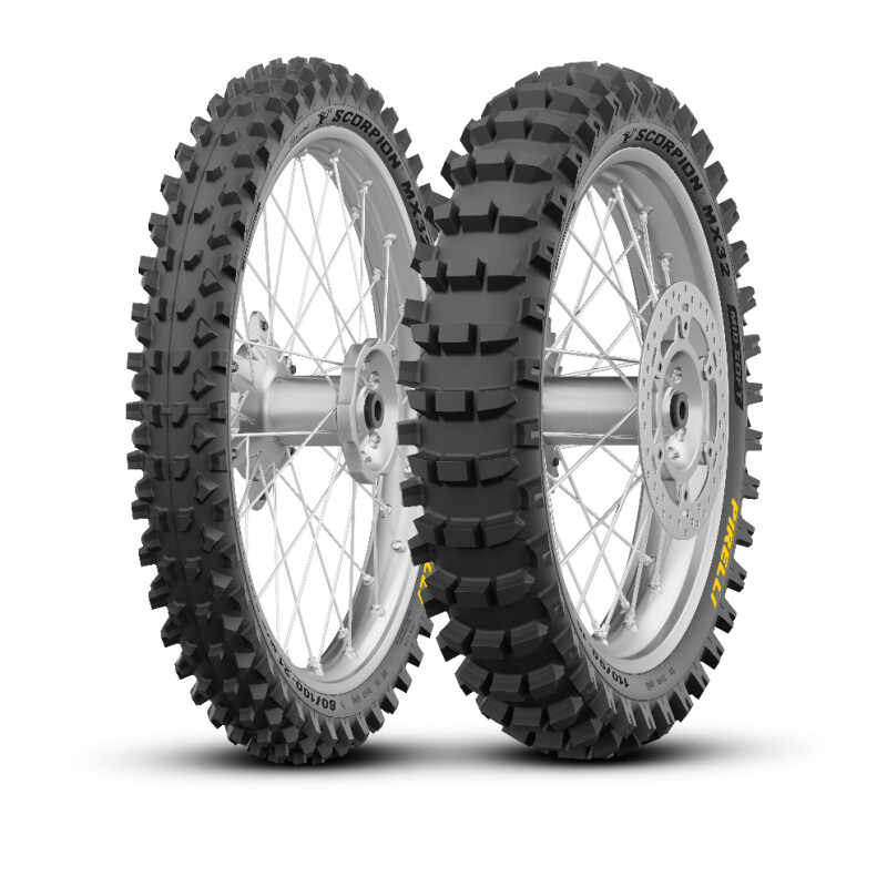 шина для мотоцикла 110/90-19 Pirelli SCORPION MX32 MID SOFT (NEW) 62M TT CROSS MID SOFT Rear NHS