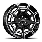 Alloy Wheel GMP Pervan Black Diamond 7.5x18" 6x120 ET50 middle hole 74.6
