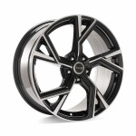 Литой диск Avus AF20 черный Polished 8x18" 5x112 ET35 центральное отверстие 66.6