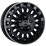 Alloy Wheel MAK Overland Gloss Black Mirror Ring 6.5x16" 6x120 ET51 middle hole 74.5