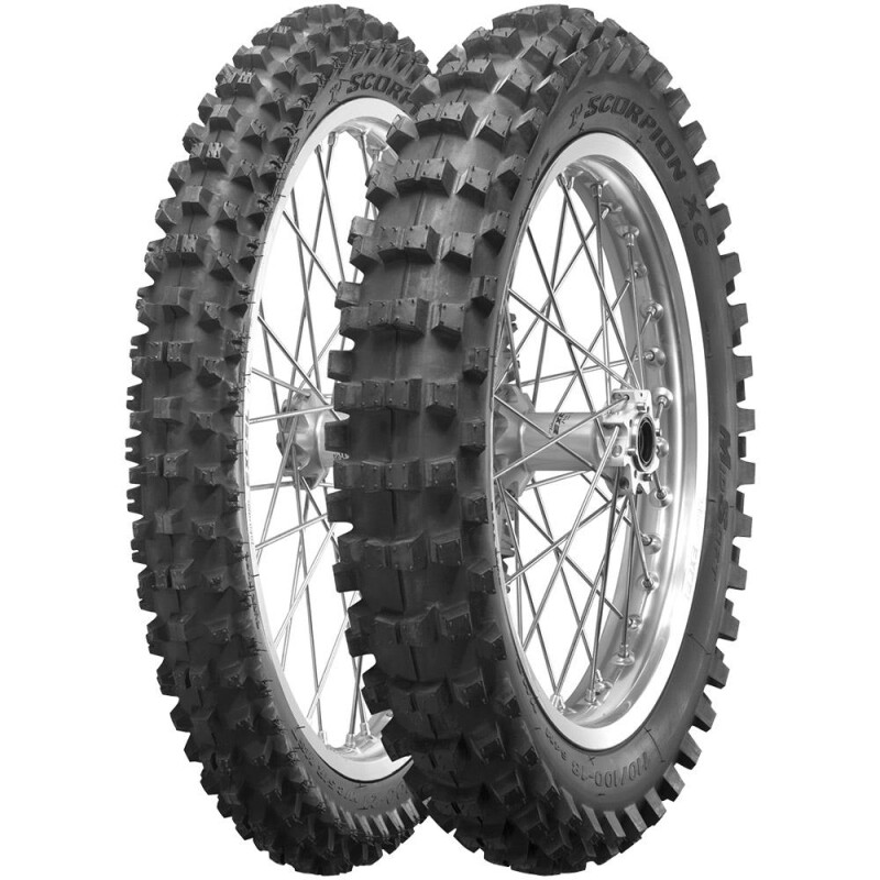 шина для мотоцикла 120/100-18 Pirelli SCORPION XC MID SOFT 68M TT CROSS MID SOFT Rear DOT19 NHS