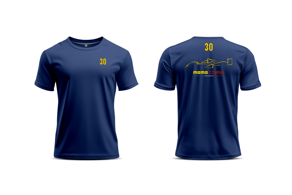 Momo T-shirt Corse Blue L 1pcs